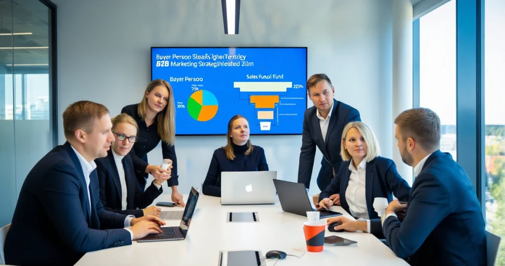 B2B-markkinointistrategia – Ostajapersoonat ja myyntisuppilo