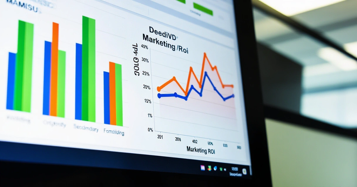 Markkinoinnin ROI-mittarit visualisoituna Looker Studio -dashboardissa