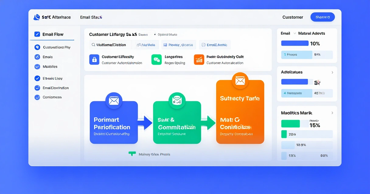 Customer.io lifecycle-markkinoinnin automaatiotyönkulku SaaS-alustalla